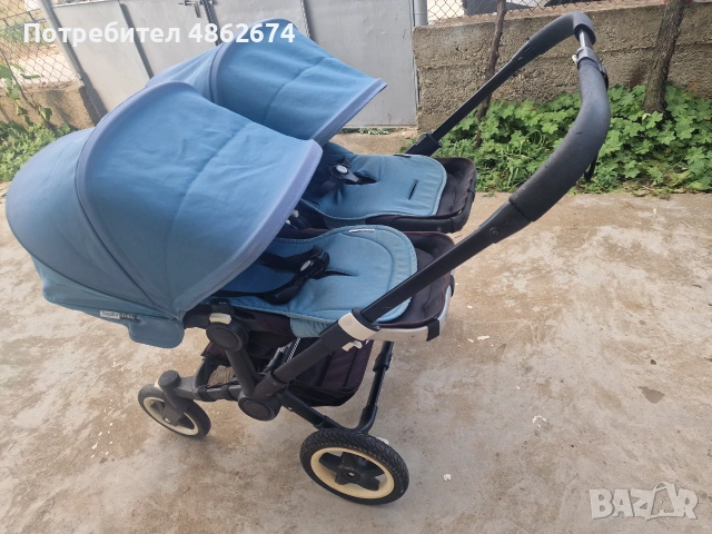 Количка за близнаци или породени деца Bugaboo donkey 2, снимка 13 - Детски колички - 54983640