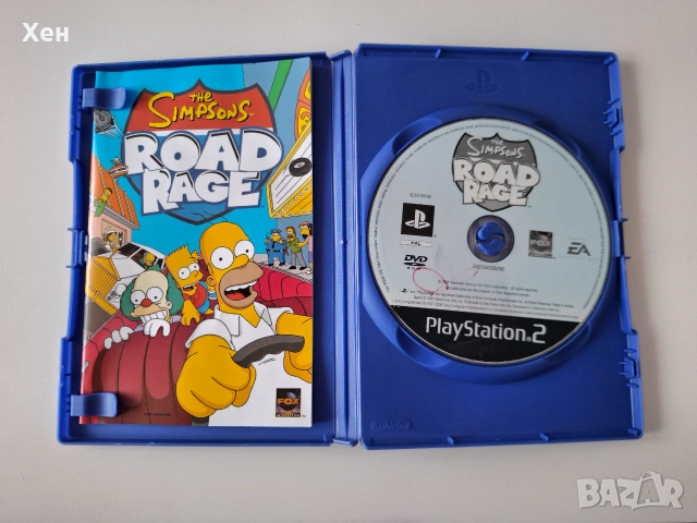 The Simpsons: Road Rage PS2 Playstation 2, снимка 3 - Игри за PlayStation - 55182196