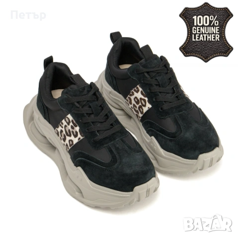 ДАМСКИ МАРАТОНКИ ОТ ЕСТЕСТВЕНА КОЖА , снимка 2 - Маратонки - 54352294