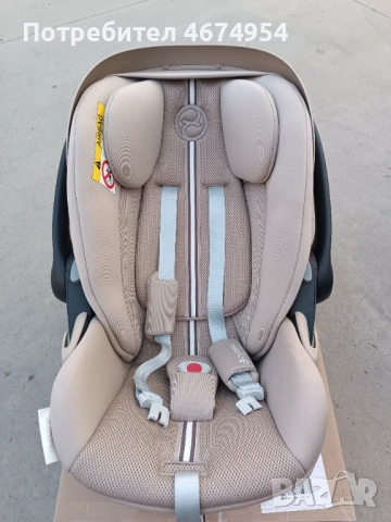 Cybex Cloud i-Size Plus (40-87 см) Чисто Нов + Адаптери за количка , снимка 2 - Столчета за кола и колело - 54737329