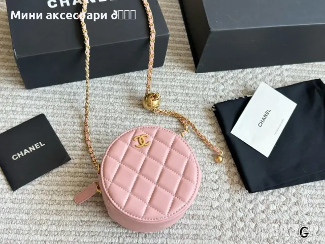 CHANEL чанта кръгла, снимка 2 - Чанти - 55465330