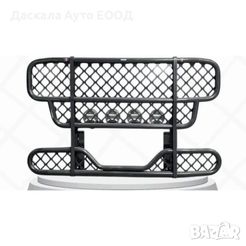 Булбар за ВОЛВО Volvo FH4 2013-2020г., с мрежа, черен гланц