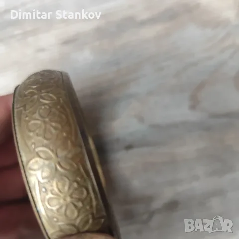 Стара бронзова гривна , снимка 2 - Антикварни и старинни предмети - 55654999
