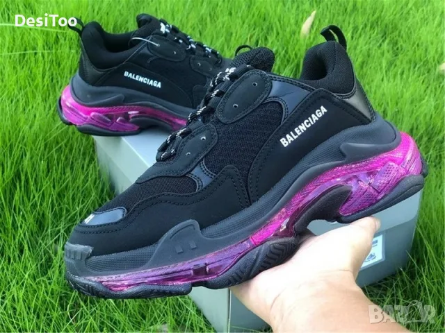 Balenciaga Triple S - Dark Grey/Navy/Grey

