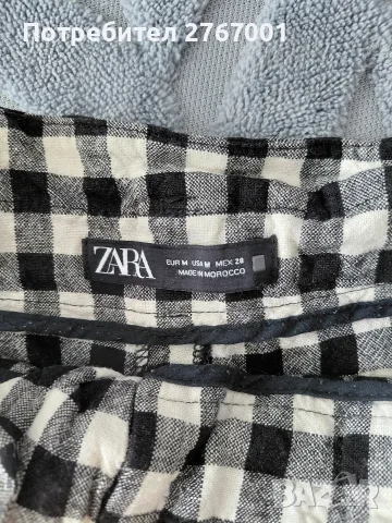 Zara къси панталонки размер М, снимка 2 - Къси панталони и бермуди - 55463149
