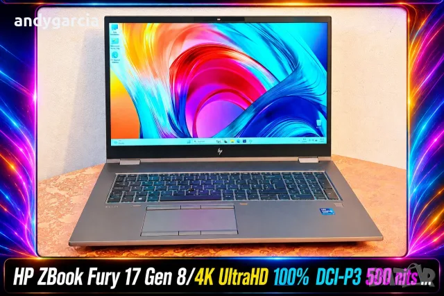 HP ZBook Fury 17 G8/17.3 4K Ultra HD IPS/Intel Core i7/NVidia RTX A2000 4GB/16GB RAM/256GB SSD