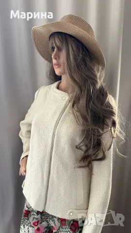 Дамско късо есенно яке H&M, снимка 5 - Якета - 55546049