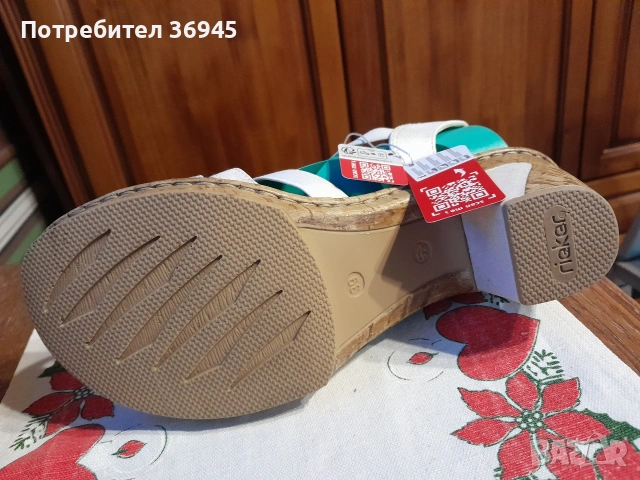 Сандали Rieker, н.39, нови., снимка 4 - Сандали - 54397292