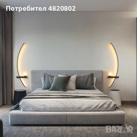 Lumosphere – минималистична LED стенна лампа (комплект от 2 броя), снимка 2 - Друга електроника - 54561422