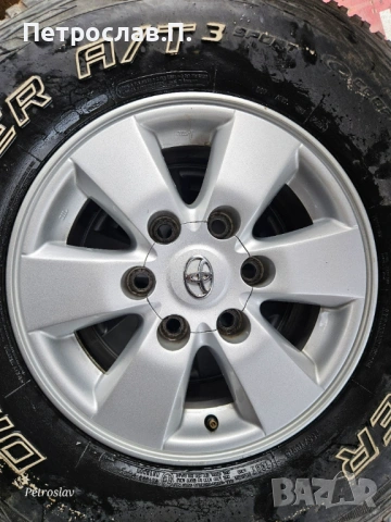 Оригинални лети джанти за Toyota Hilux 6x139.7, снимка 4 - Гуми и джанти - 54221298