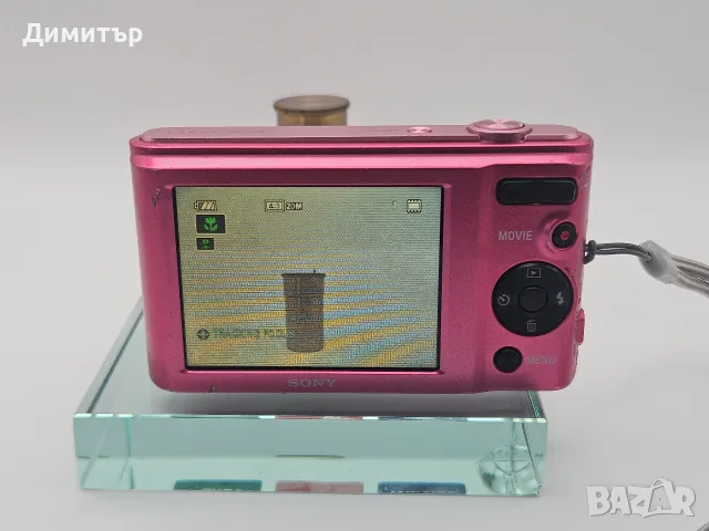 Sony cybershot W810 дигитален фотоапарат камера digital camera pink 20mp, снимка 9 - Фотоапарати - 55390050