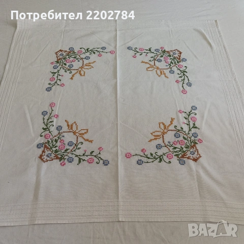 Битови карета, бродерия,каре, снимка 10 - Покривки за маси - 55242835