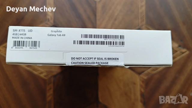 Samsung Galaxy Tab A9 64GB / 4GB RAM Graphite – Отворена кутия / Като нов, снимка 3 - Таблети - 55275234