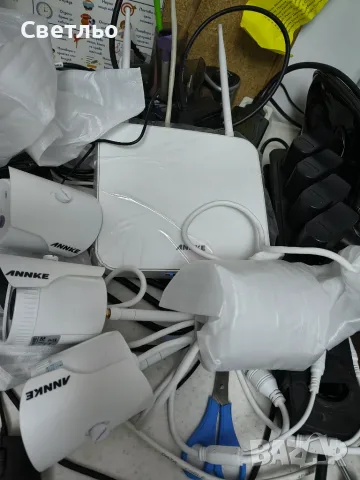 Пълен комплект безжични камери wifi ANNKE с диск 1 терабайт