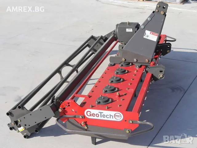 Активна ротационна брана за трактор GeoTech PRO 210 | 210 см | 50–60 к.с., снимка 2 - Селскостопанска техника - 55324575