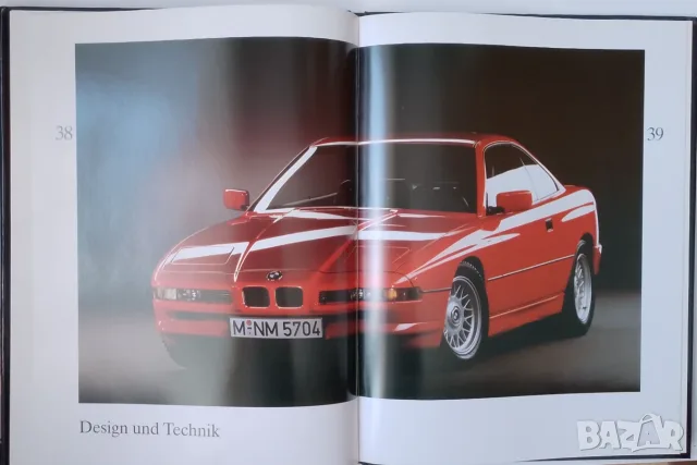 Книга брошура списание каталог за BMW 850 i на немски език БМВ 8er Series, снимка 10 - Колекции - 55503103