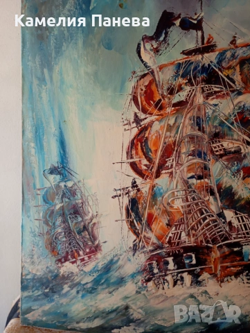 Картина морски пейзаж, снимка 3 - Картини - 54913339