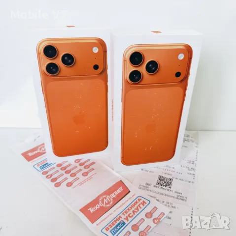 НОВ!iPhone 17 Pro Max 256GB Cosmic Orange 2г.ГАРАНЦИЯ Техномаркет!, снимка 2 - Apple iPhone - 55315797