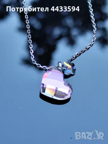 Колиета Swarovski , снимка 4 - Колиета, медальони, синджири - 55515751