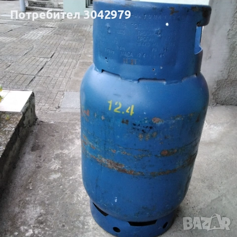 Голяма газова бутилка, заредена, снимка 2 - Печки, фурни - 54510779