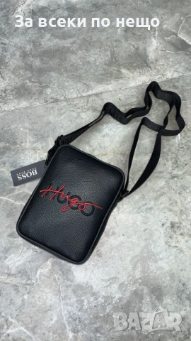 Hugo Boss Мъжка Черна Чанта С Дълга Дръжка За През Рамо Хуго Бос - Различни Модели Код Bal Style47