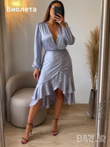 Сатенена рокля Nelly размер 38