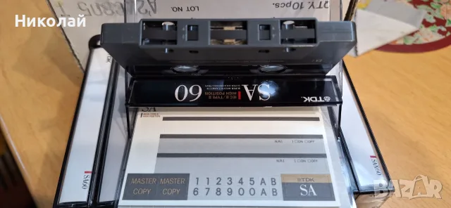 аудио касети TDK SA 60, снимка 4 - Аудио касети - 55510314