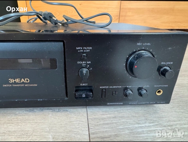 Касетен дек Sony TC-K511S (3 глави, Made in Japan) – за профилакта, снимка 3 - Декове - 54494007