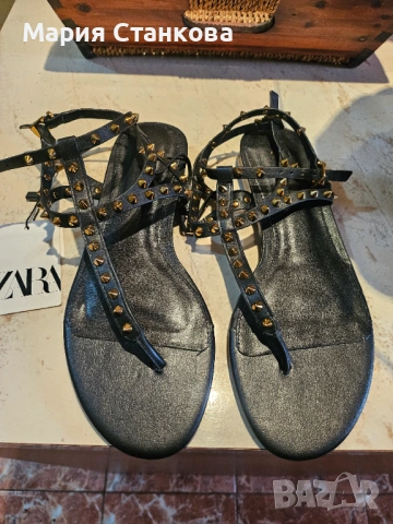 ZARA GOLT НОВИ сандали 36 номер, снимка 7 - Сандали - 54224220