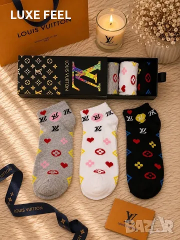 Versace ⚜️ Dior ⚜️ alo⚜️Унисекс Модел Чорапи 6бр в Кутия , снимка 14 - Дамски чорапи - 55545983