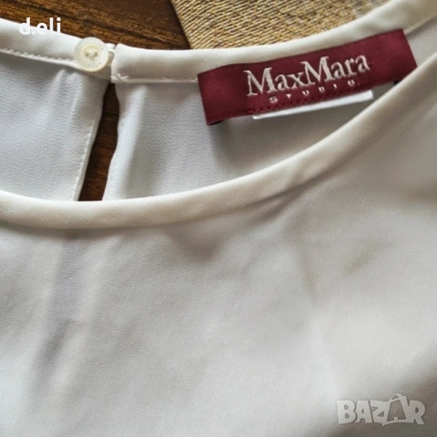 Max Mara Original Size L Бяла туника, снимка 4 - Туники - 54600324