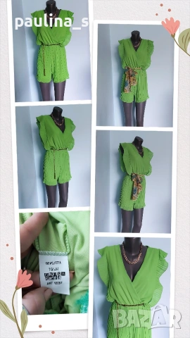 Италиански гащеризон / унисайз, с криле и шорти солей