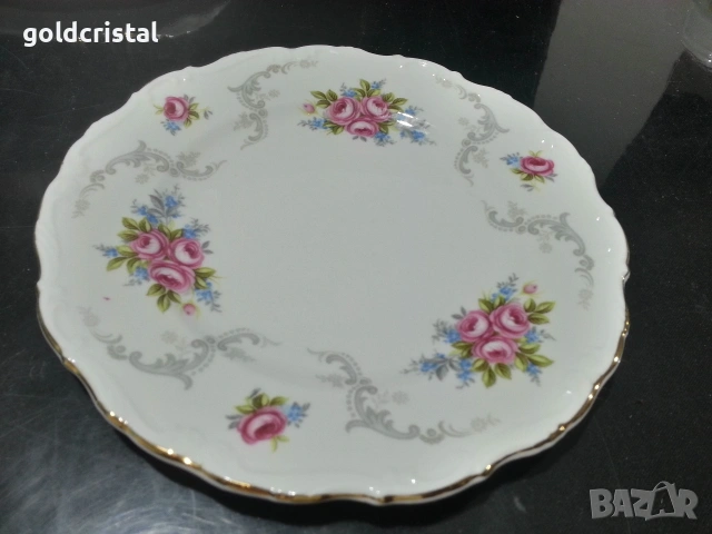 английски фин костен порцелан чинии, снимка 9 - Антикварни и старинни предмети - 54351369