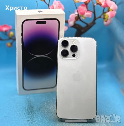 Apple iPhone 14 Pro Max, 128GB, 6GB RAM, 5G, Silver, снимка 5 - Apple iPhone - 54308394