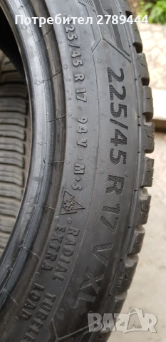 Всесезоннни гуми Барум 225/45/17 V XL, DOT 3723, снимка 2 - Гуми и джанти - 54599124