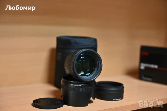 Oбектив Sigma 85mm f/1.4 EX DG HSM за Nikon 