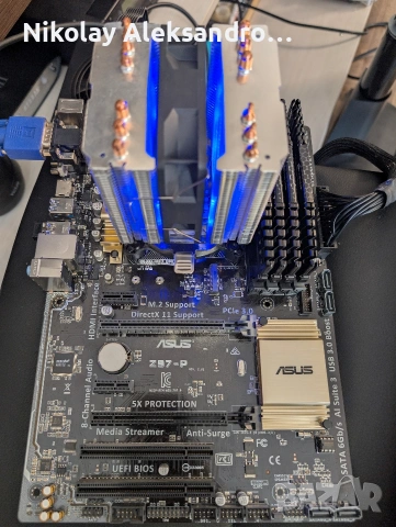 Комплект ASUS Z97-P + 15-4690K + 32GB ram+ охладител