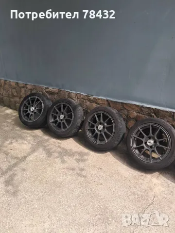 Джанти Nissan Micra- 15" с гуми 195/45/15, снимка 3 - Гуми и джанти - 55422404