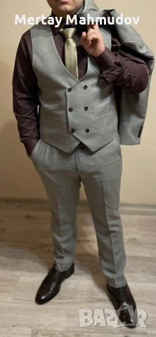 Мъжки костюм - цял комплект, снимка 14 - Костюми - 54061609