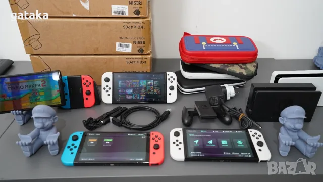 Nintendo Switch OLED с чип - 128GB и 18 игри