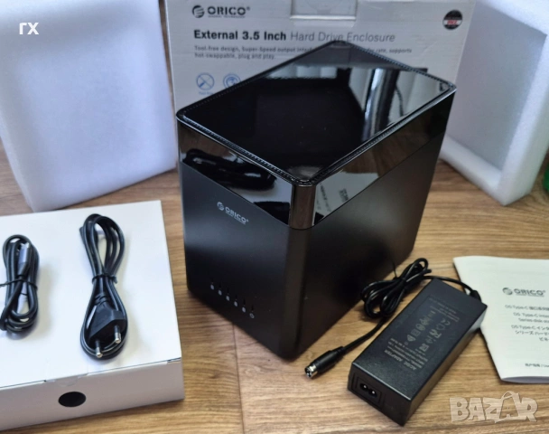 Кутия за 5 хард диска Enclosure 3.5 ORICO DS500C, снимка 2 - Външни хард дискове - 54810404