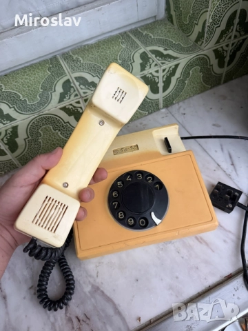 Ретро телефон с шайба ТА-900 Респром (Белоградчик), 1991 г. – Соц винтидж - Колекционерски, снимка 2 - Антикварни и старинни предмети - 55222060