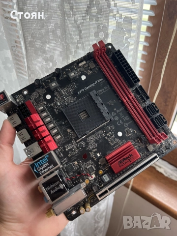 asrock x370 fatality mini-itx дънна платка
