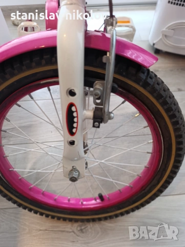 Детски Велосипед MONSTER РОЗОВ 12'' , снимка 12 - Велосипеди - 53959094