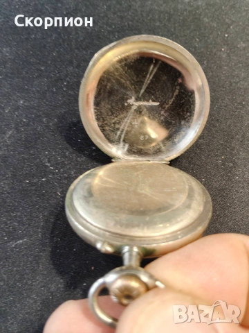 Швейцарски джобен часовник - Argentan -  Цилиндър - РЯДЪК, снимка 9 - Джобни - 47006822