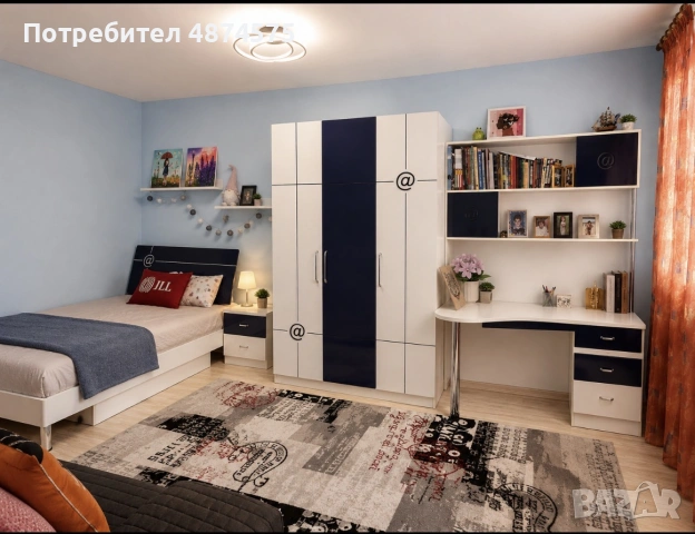 Детска стая комплект, снимка 2 - Мебели за детската стая - 55251288