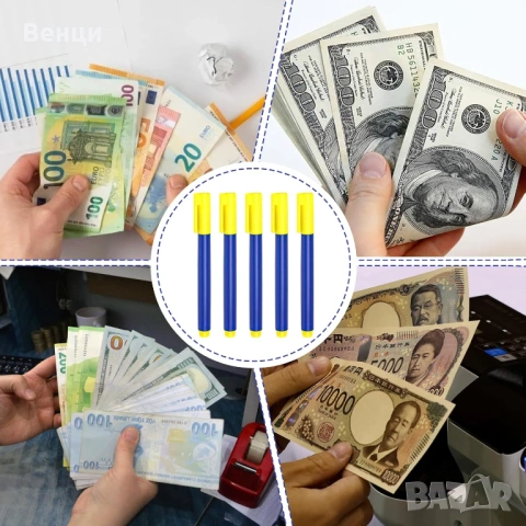 Фломастер ,Тестер за фалшиви евро банкноти , снимка 4 - Друго - 54041710