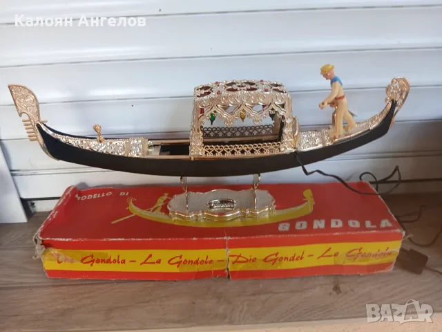 Ретро нощна лампа Венеция, снимка 2 - Антикварни и старинни предмети - 55479128