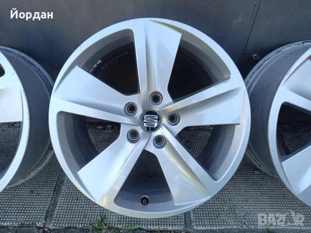 ОРИГИНАЛНИ джанти 17 ' цола 5x112 57,1 Seat / СЕАТ VW AUDI Skoda 7,5J ET51, снимка 9 - Гуми и джанти - 54844868
