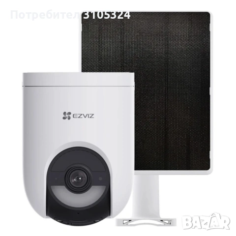 EZVIZ 4G LTE и Wi-Fi 6, 4 мегапиксела, безжична управляема PT камера